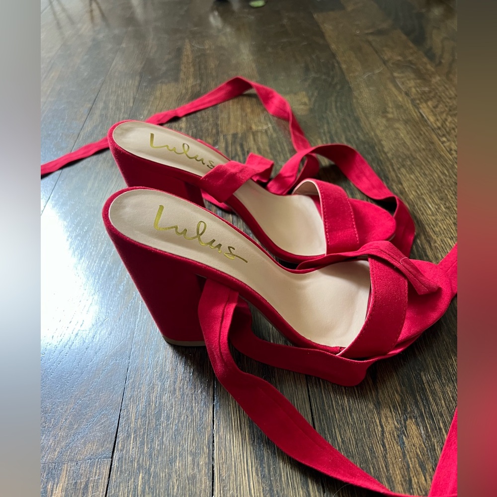 Red Lulu’s heels